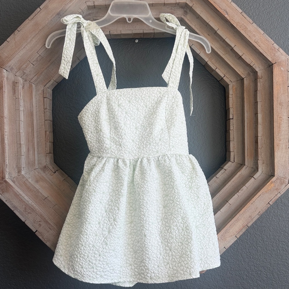 Light green babydoll top